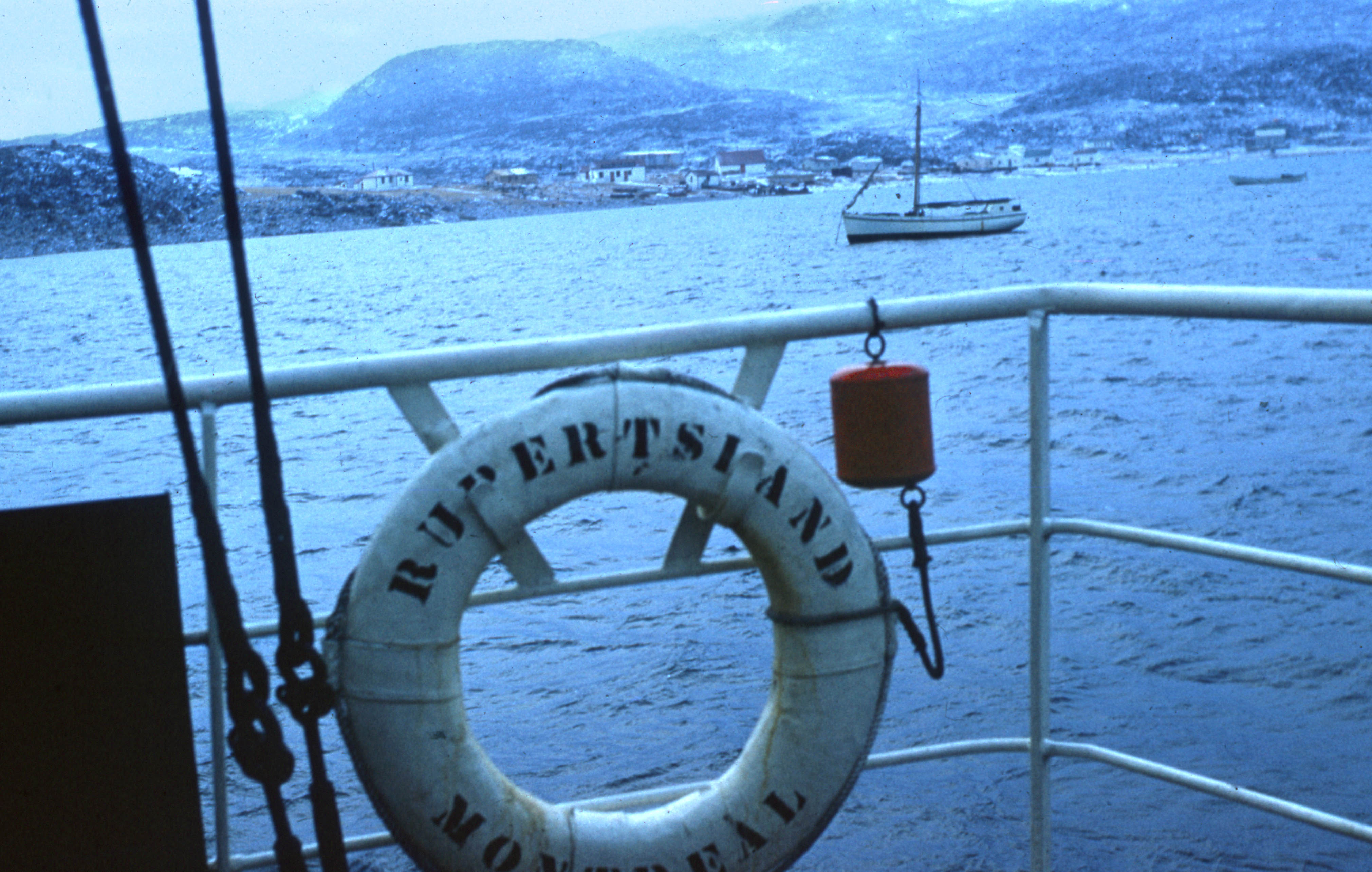 Photograph of Cape Dorset taken from the Rupertsland, 1960