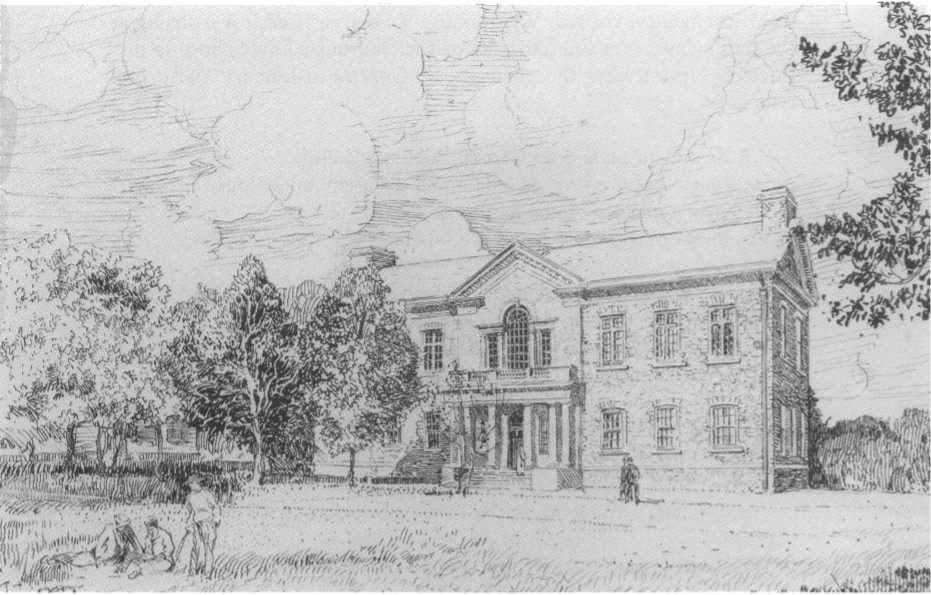 The Macdonald Memorial Library, a Lismer sketch of 1919.