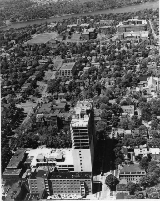 Aerial photograph of Dalhousie 1966